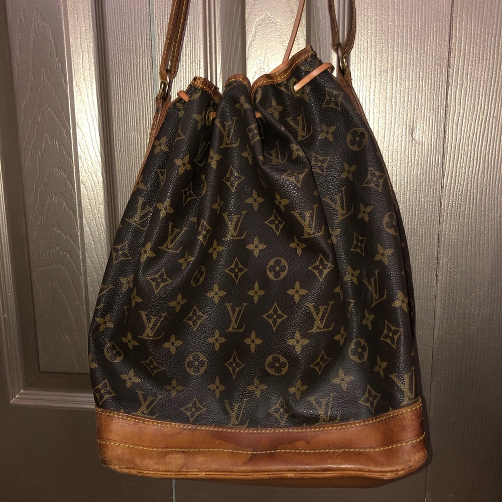 100% AUTHENTIC Louis Vuitton Vintage Noe Drawstring Shoulder Bag - Picture 5 of 16